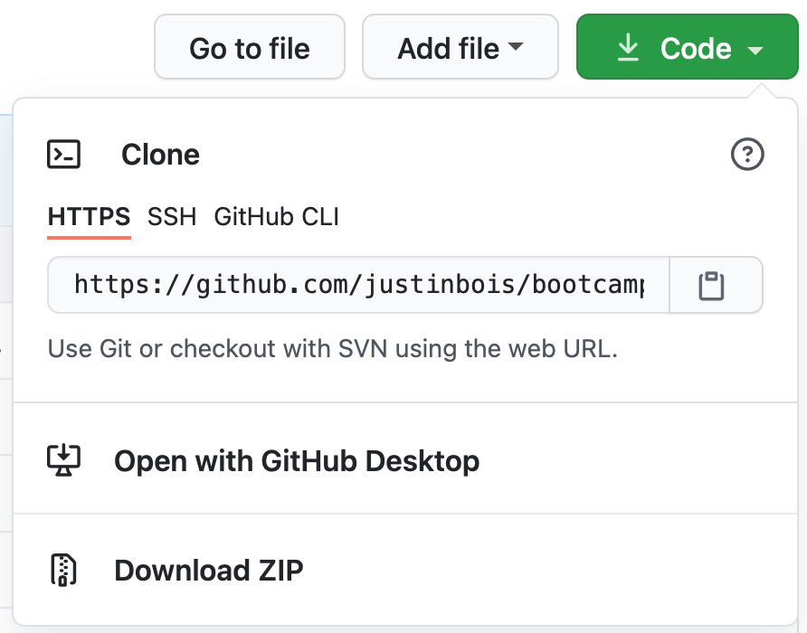 GitHub clone